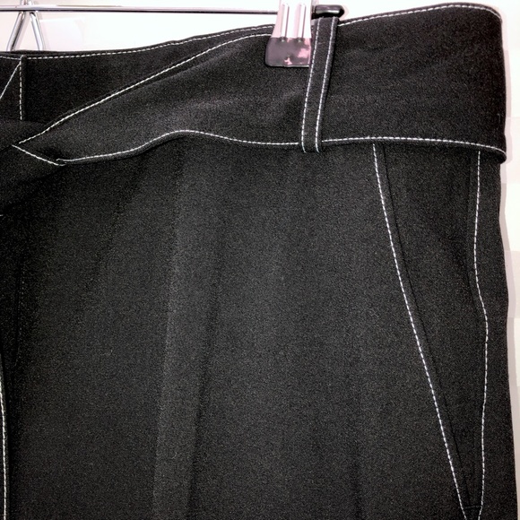 🎉HP🎉 LANE BRYANT LENA Belted Flat Front Tailor Stretch Trouser Pants 16R NWT! - Picture 5 of 16